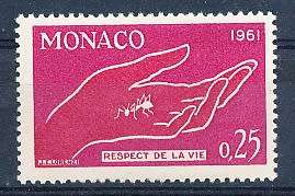 MONACO  1961   -  Nature Preservation  SINGLE ISSUE  - FINE  MINT