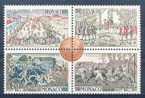 MONACO  1963   -    English Football Association    FULL  SET - FINE  MINT