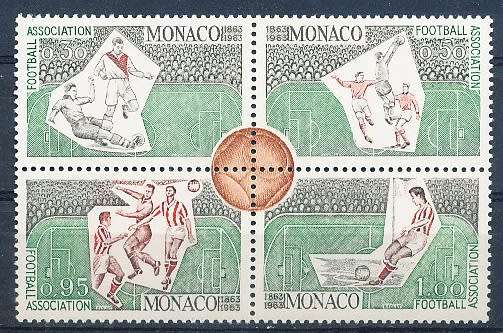 MONACO  1963   -    English Football Association    FULL  SET - FINE  MINT