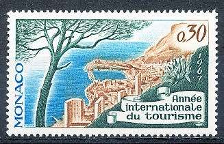 MONACO  1967  -   Tourist Year   SINGLE ISSUE  - FINE  MINT