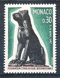 MONACO  1967  -  Cynological  Congress  SINGLE ISSUE  - FINE  MINT