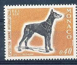 MONACO  1970   -  Dog Show, Monte Carlo   SINGLE ISSUE  - FINE  MINT