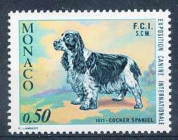 MONACO  1971   -  Dog Show   SINGLE ISSUE  - FINE  MINT