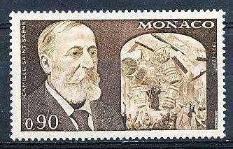 MONACO  1972   -   Camile Saint-Saens  SINGLE ISSUE  - FINE  MINT