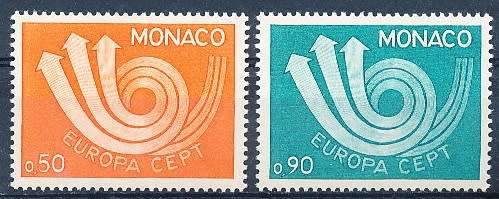 MONACO  1973   -  EUROPA Stamps  FULL SET   - FINE  MINT