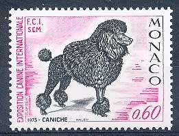 MONACO  1975   -   Dog Show, Monte Carlo  SINGLE ISSUE  - FINE  MINT