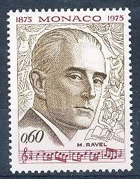 MONACO  1975   -   Birth of Maurice Ravel  SINGLE ISSUE  - FINE  MINT