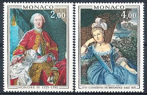 MONACO  1975   -   Princes and Princesses   FULL SET   - FINE  MINT