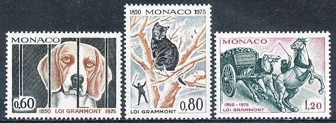 MONACO  1975   -  J.P. Delmas de Grammont   FULL SET   - FINE  MINT