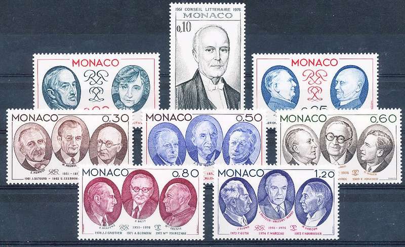 MONACO  1976   -   Council of Monaco   FULL SET   - FINE  MINT