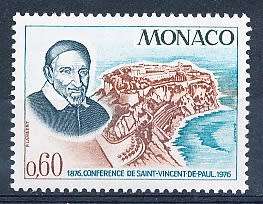 MONACO  1976   -  St. Vincent-de-Paul Conference  SINGLE ISSUE    - FINE  MINT