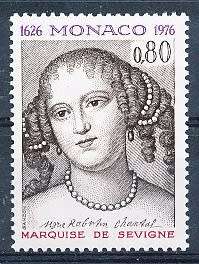 MONACO  1976   -  Marquise de Sevigne  SINGLE ISSUE    - FINE  MINT