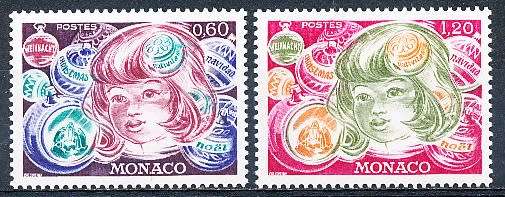 MONACO  1976   -  Christmas  FULL SET     - FINE  MINT