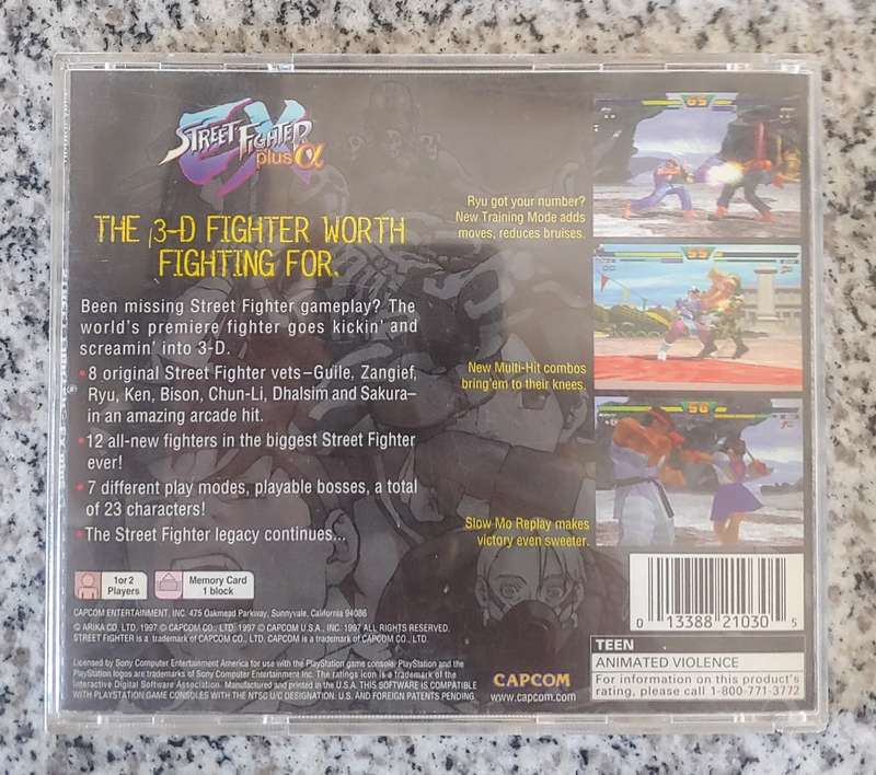 Street Fighter EX plus a for Playstation 1