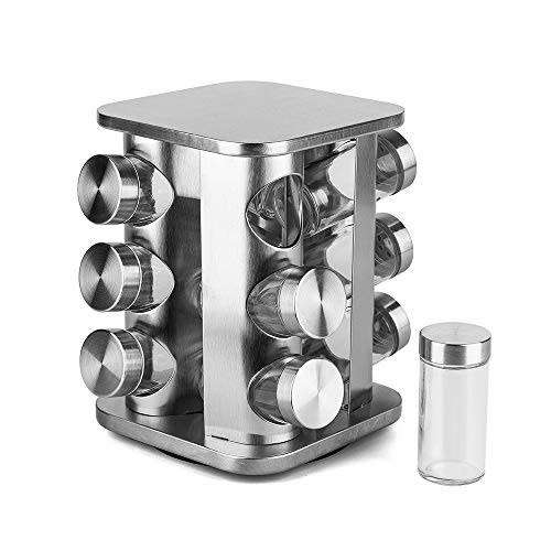 12pcs Rotating Spice Rack