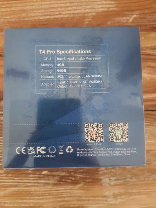 Beelink Mini PC T4 Pro Intel Apollo Lake N3350 Processor