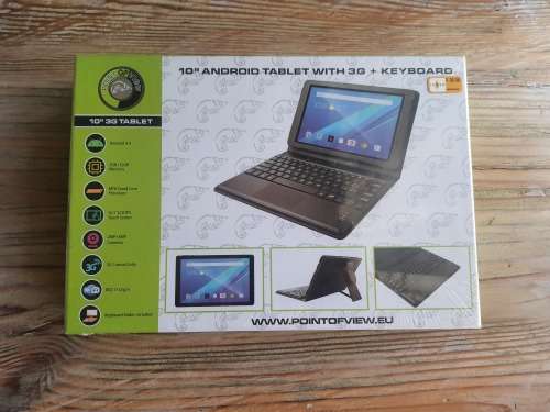 Point of View - 10.1-inch Android Tablet with 3G, 2GB Ram, 32GB Storage and Bluetooth Keyboard Case