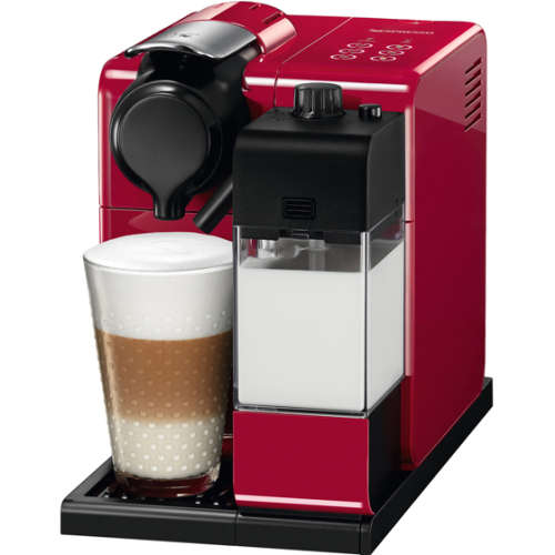 Nespresso Lattissima Touch Automatic Coffee Machine Integrated Milk Frother, Glam Red