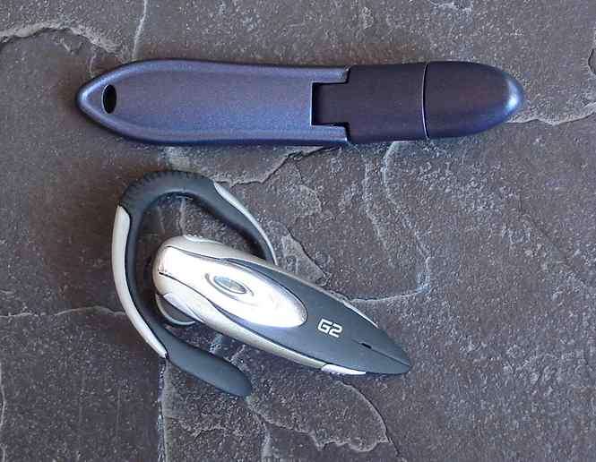 G2 Bluetrek Headset and Mobile Action Blue tooth Dongle