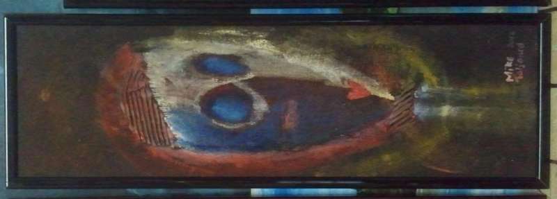 FRAMED MIKE TALJAARD ORIGINAL OIL PAINTING (MODERN ART, "FEMMA 2")