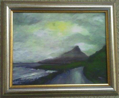 FRAMED MIKE TALJAARD LIMITED EDITION REPRODUCTION ON BOARD CANVAS (CAMPS BAY) AUTHENTIFICATION