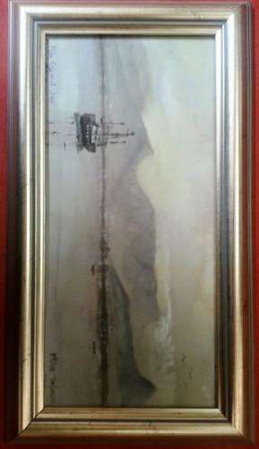 FRAMED MIKE TALJAARD LIMITED EDITION REPRODUCTION CANVAS (TABLE BAY 1830) AUTHENTIFICATION