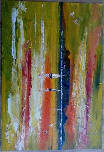 UNFRAMED MIKE TALJAARD ORIGINAL OIL PAINTING (TABLE MOUNTAIN, 2013)