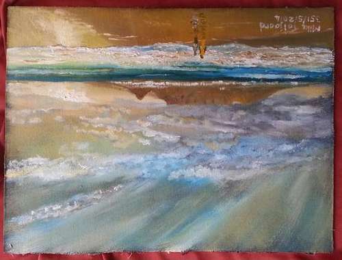 MIKE TALJAARD ORIGINAL OIL PAINTING (TABLE MOUNTAIN)