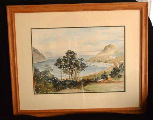 FRAMED ORIGINAL WATER COLOUR SIGNED by artist Bobbie Renecle