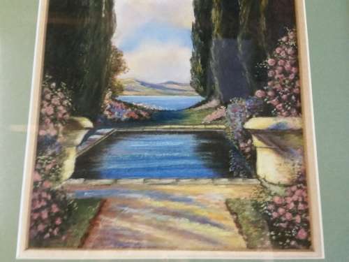 ORIGINAL OLD WATERCOLOUR BY ARTIST M.E. BOURHILL 1962 valued at R3000