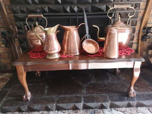 Free Postage. LARGE VINTAGE COPPER MILK JUG