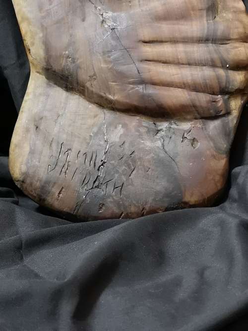Free postage, ONE OF A KIND, Ancient Wooden Carving, Mother and Baby