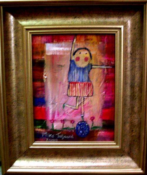 world cup 2010, oil on canvas, impressionism,mike taljaard