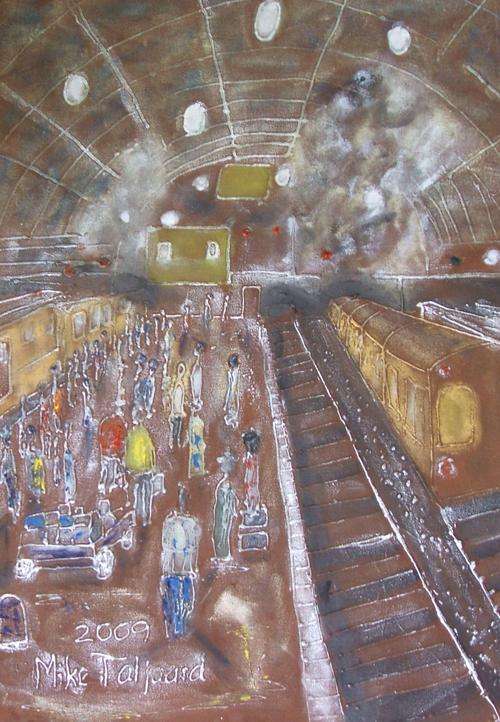 mike taljaard,baroque art, railway station