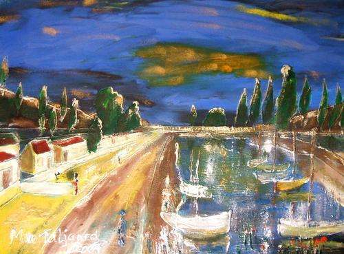 baroque art,mike taljaard,reflection on water