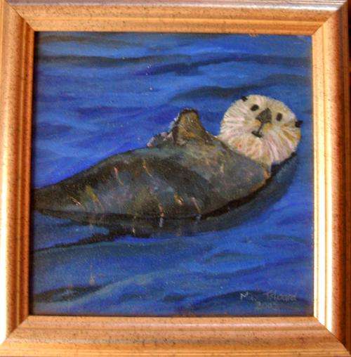 Oil on Canvas, CAPE OTTER by Mike Taljaard
