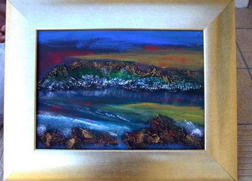 MIKE TALJAARD ORIGINAL - TABLE MOUNTAIN, CAPE TOWN, SOUTH AFRICA, SUNSET T4
