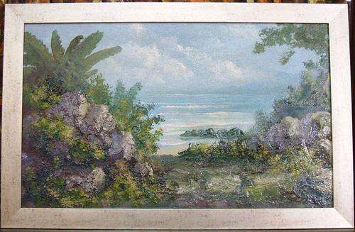 CRAZY R1 START, LARGE FRAMED IAN MACFARLAN ORIGINAL DATED 1977, A SEA VIEW