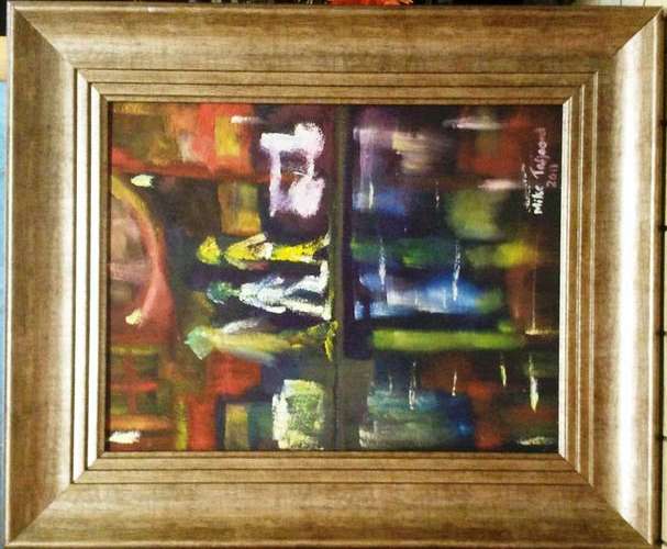 R1 START, MIKE TALJAARD ORIGINAL, RAINY STREET VIEW REFLECTIONS, CAPE TOWN,  PORTRAIT 1
