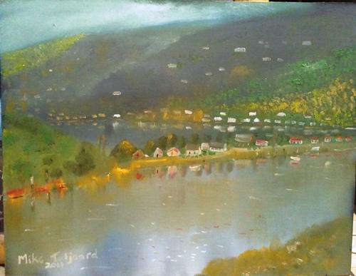 MIKE TALJAARD ORIGINAL OIL PAINTING ON BOARD CANVAS (PARATES CREEK, WILDERNES 2)