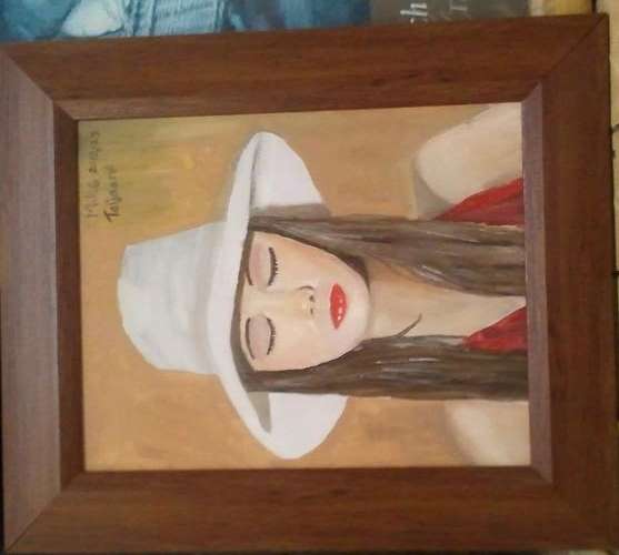 FRAMED MIKE TALJAARD ORIGINAL OIL PAINTING ON BOARD CANVAS (CARLETTA)