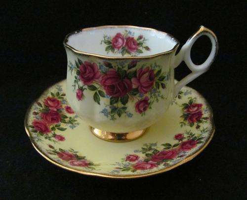 Rare Vintage ROSINA Cup & Saucer Duo