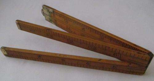 Rare Vintage J Rabone & Sons Folding 24 Inch Ruler - No 1375