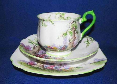 Royal Albert Greenwood Tree Collectors Trio - Circa 1940s
