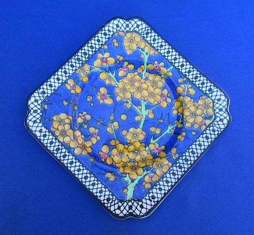 Royal Doulton Art Deco Seriesware "Prunus B" D4365 Display/Rack Plate
