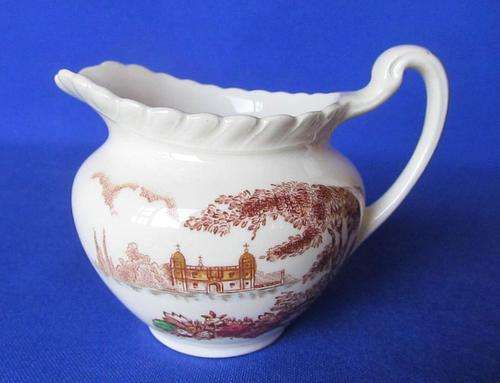 Johnson Bros England "Castle On The Lake" Milk Jug/Creamer