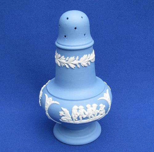 Wedgwood Blue Jasperware Pepper Shaker