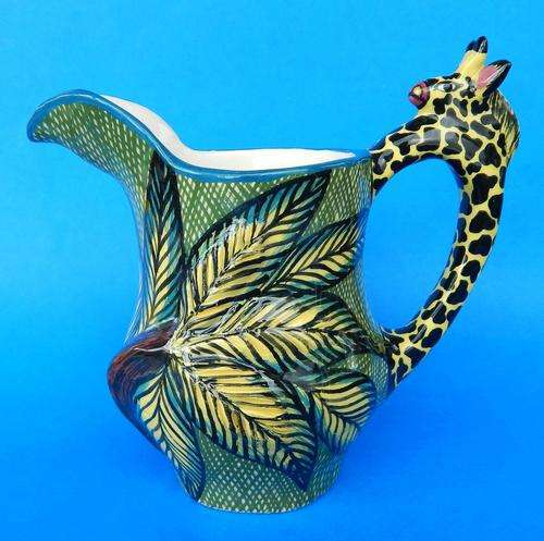 Ardmore Studio Giraffe Jug - Made By Goodness Painted By Jabu M 1998