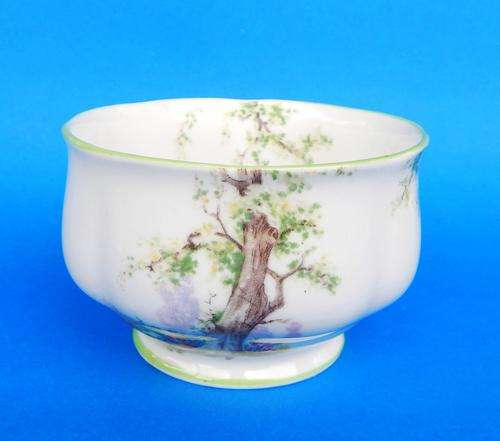 Royal Albert " Greenwood Tree " Small Sugar Bowl - Made In England
