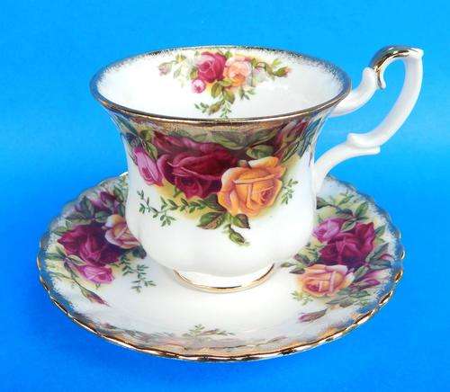 Royal Albert "Old Country Roses" Coffee Duo - Made In England